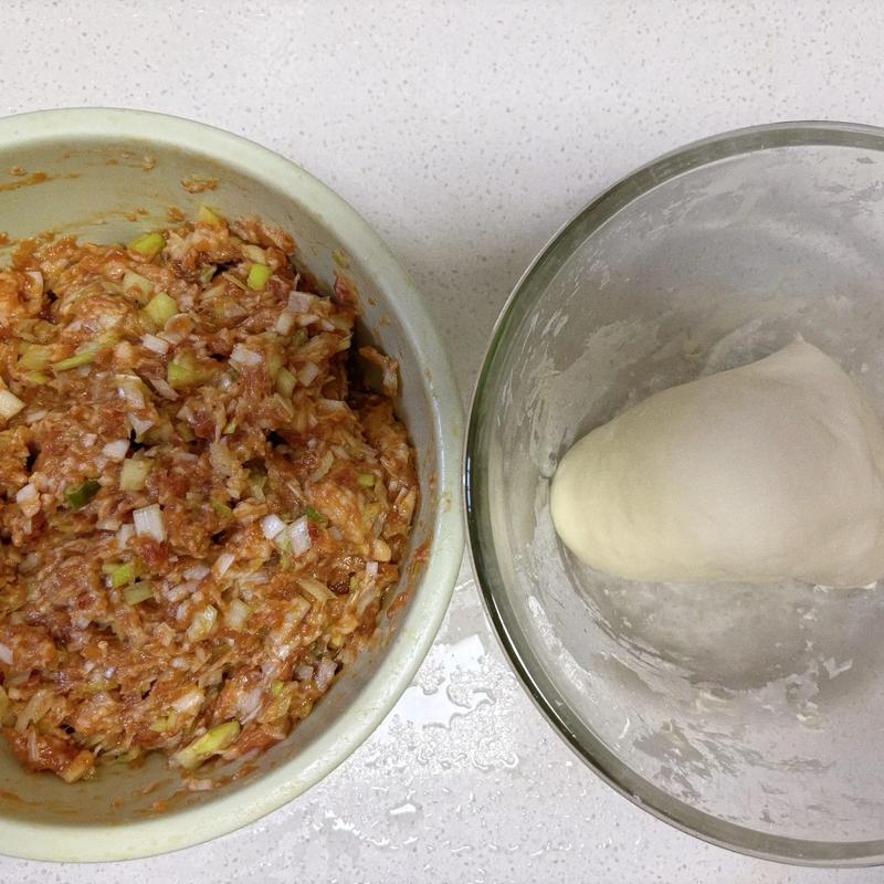 水萝卜猪肉大葱饺子的做法_花椒水泡肉馅做饺子，酸汤蘸食剩馅煎丸子