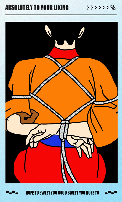 菱形缚绑法教程简单图解_日式菱形缚绑法教程，绳艺之美