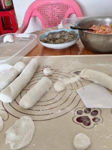 18岁妹妹独特的饺子皮制作方法：从抠皮技巧到食材选择的探索