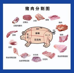 猪的各个部位肉名称_颊肉脆嫩烤制，五花肉红烧烤香，里脊炸炒细腻