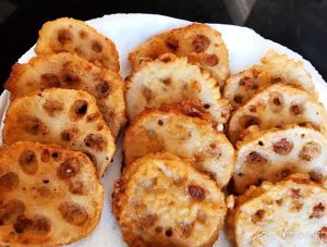 蒸藕夹肉多长时间能熟_肉馅打上劲，藕片变软糯